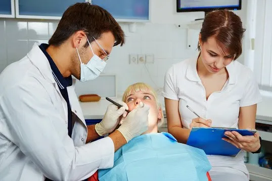 Radiografia avaliando raiz